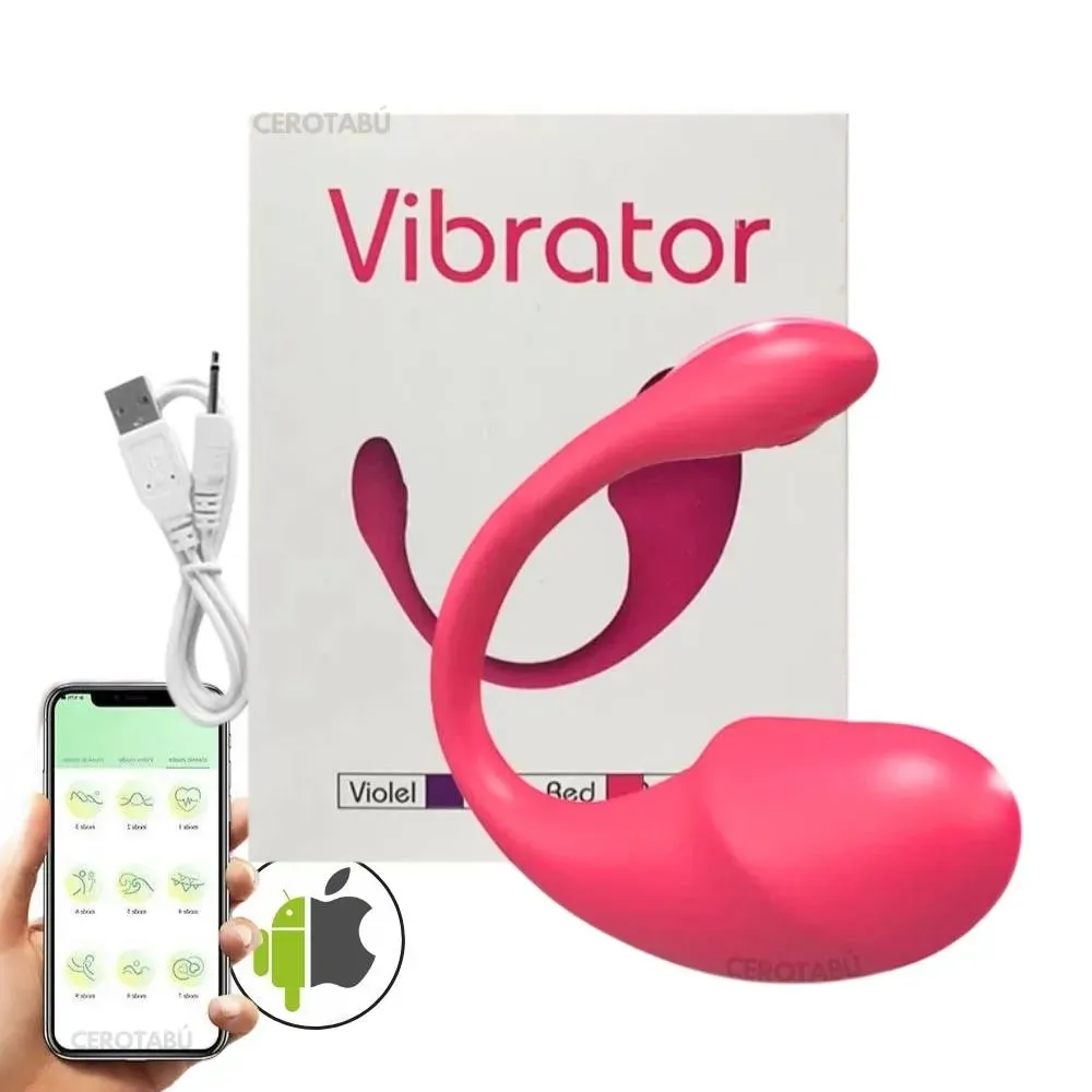 Huevo Vibrador Inalámbrico App Larga Distancia Recargable 