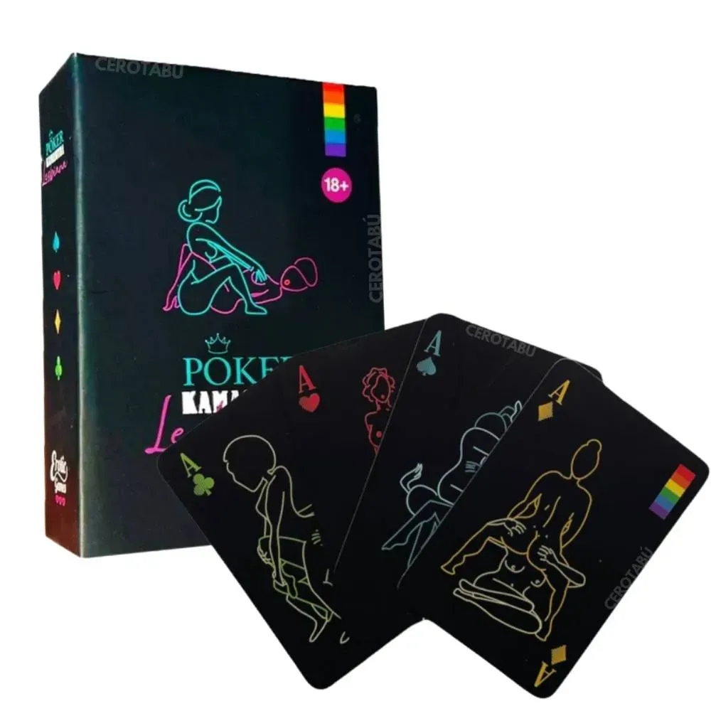 Juego De Mesa Erótico Cartas Poker Kamasutra Lésbico 