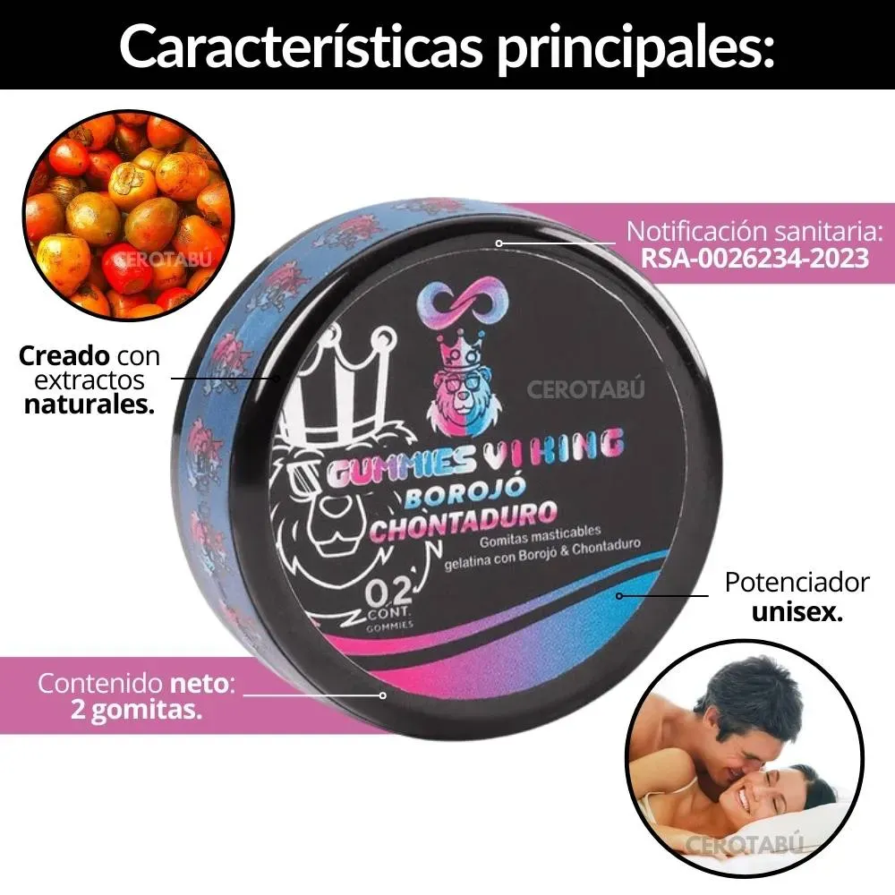 X30 Gomas Potenciador Sexual Unisex Energizante Natural