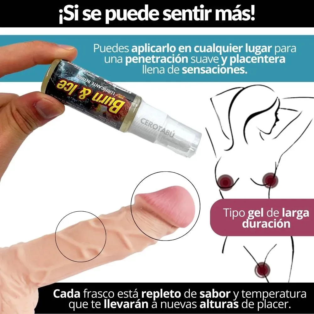 Lubricante Intimo Doble Sensación Frío Caliente 20ml 