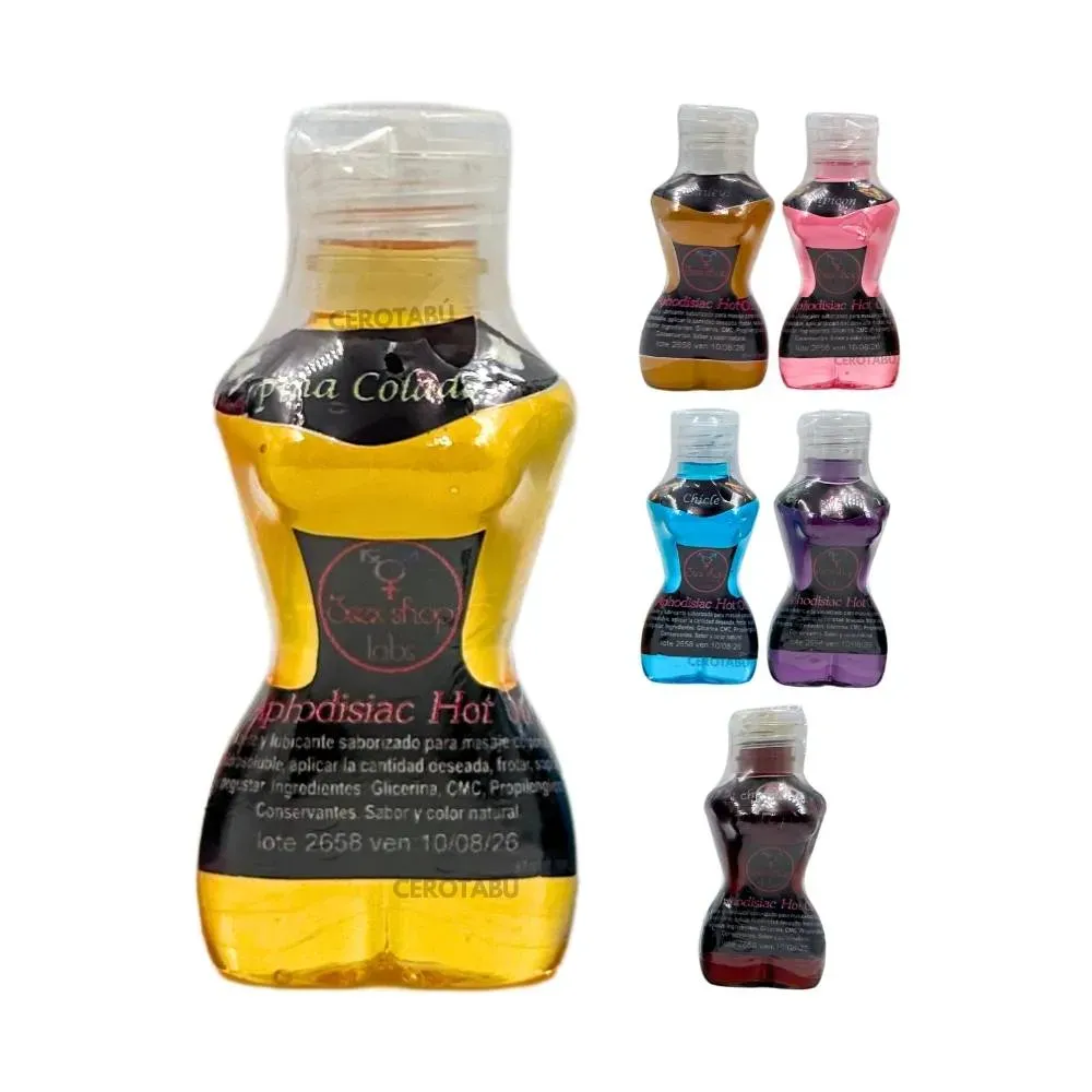 x6 Lubricante Aceite Comestible Sexo Oral Sensación Caliente