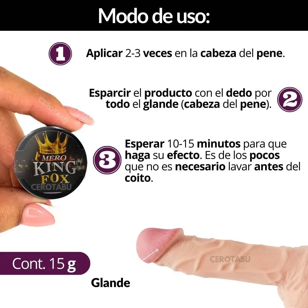 Retardante Sexual Lubricante Intimo Masculino En Crema 15g