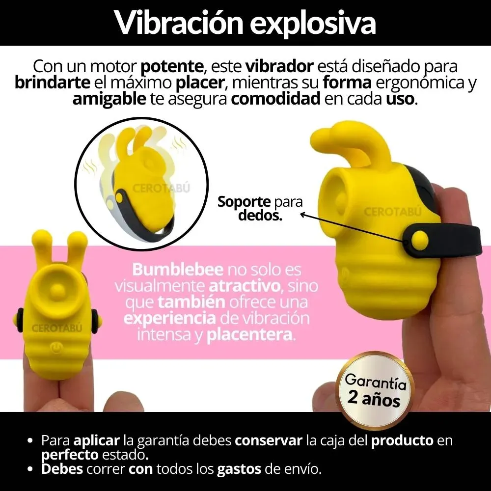 Vibrador Succionador Clítoris Recargable Discreto Gama Alta 