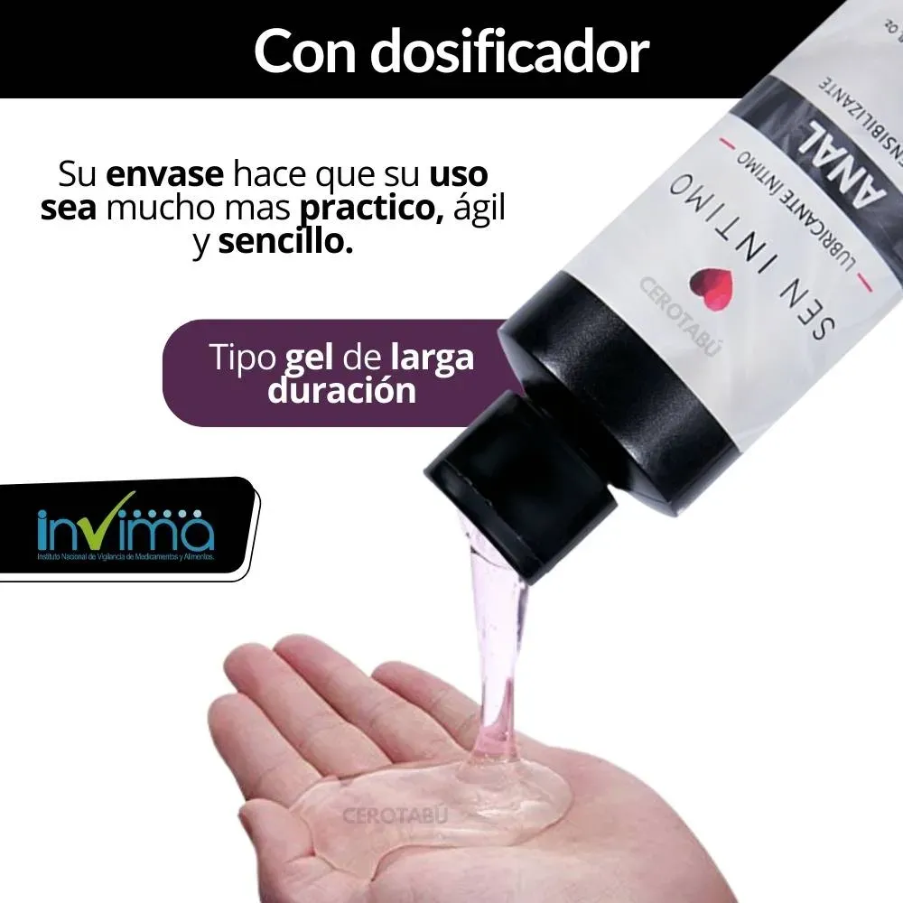 Lubricante Desensibilizante Dilatador Anestésico Anal Sen Intimo 130 ml