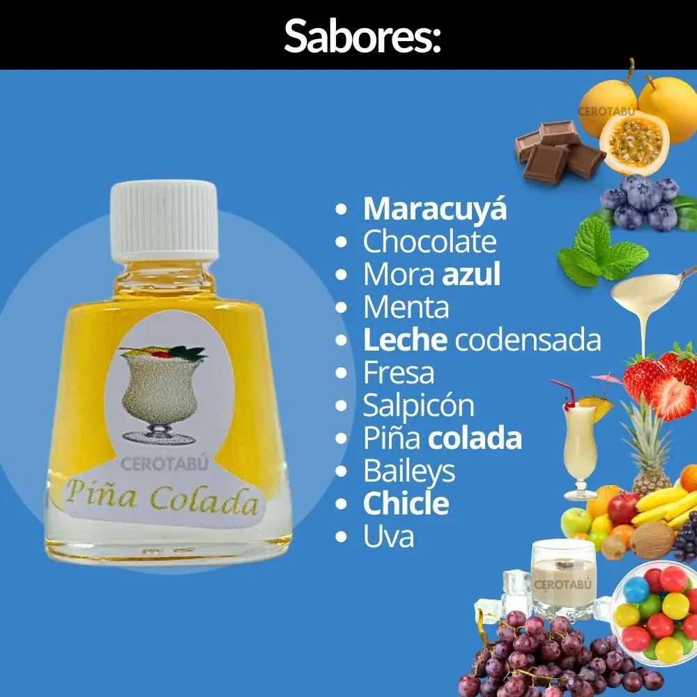 x6 Aceite Saborizado Caliente Sexo Oral + Dados Eróticos 