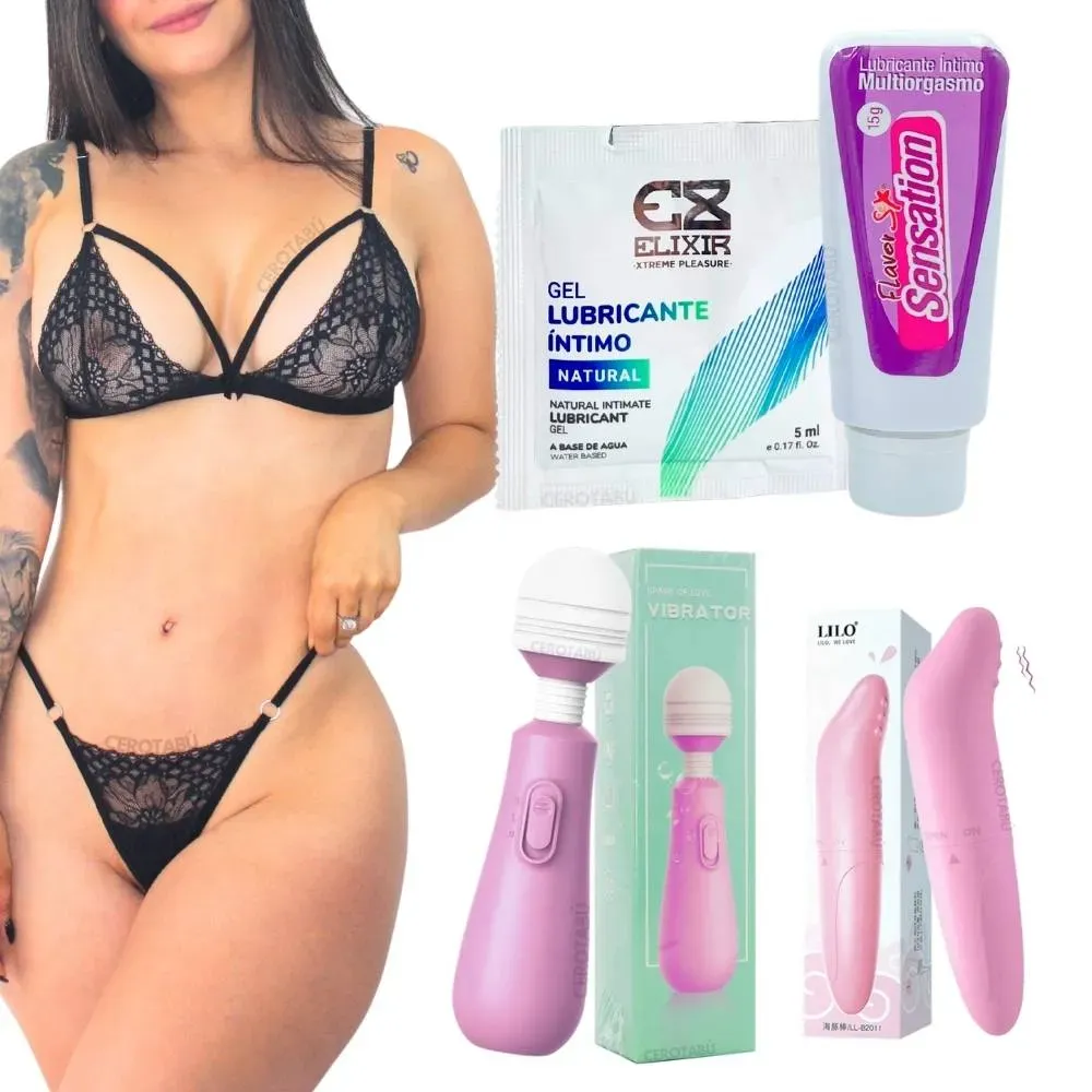 Kit Conócete 5 Piezas Para Mujer Sexshop Juguetes Eróticos