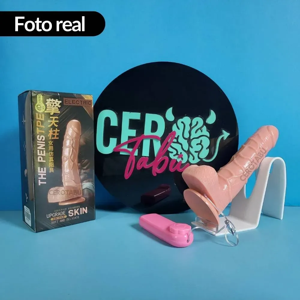 Dildo Vibrador Consolador Realista 19 Cm Pene