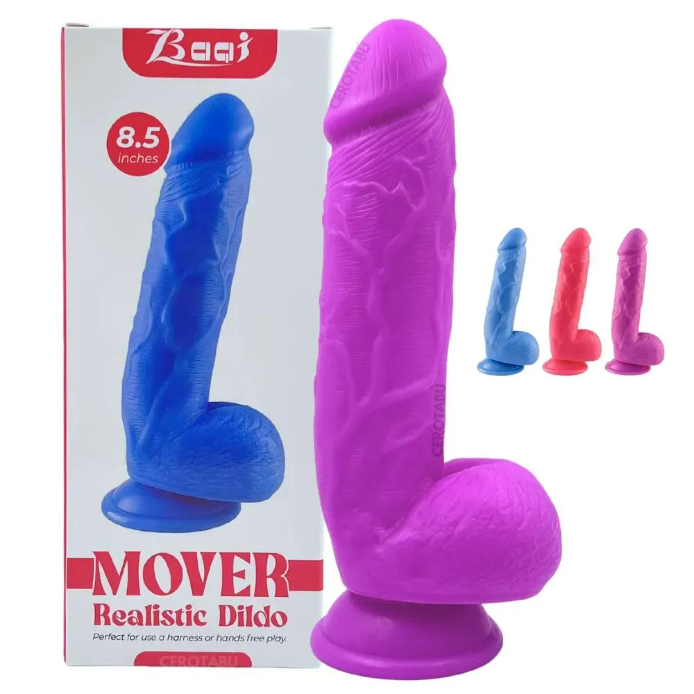 Dildo Consolador Pene Textura Realista Adherente Juguete Sexual