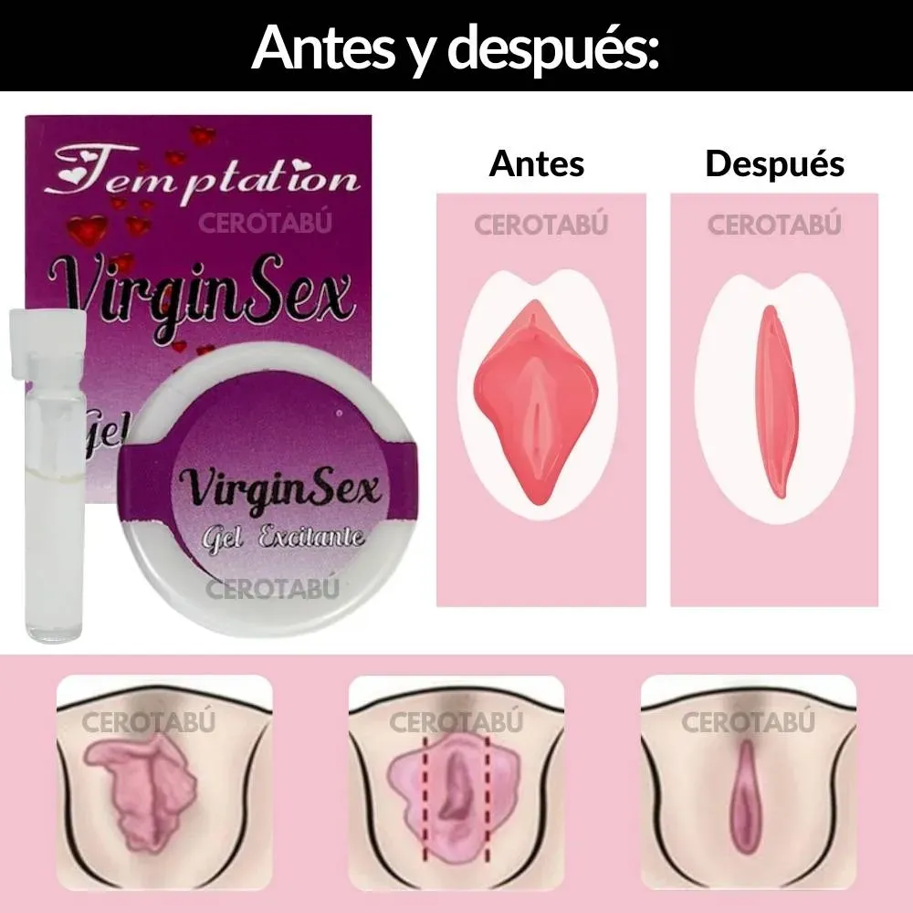 x6 Lubricante Estrechante Vaginal Rejuvenecedor + Feromonas 