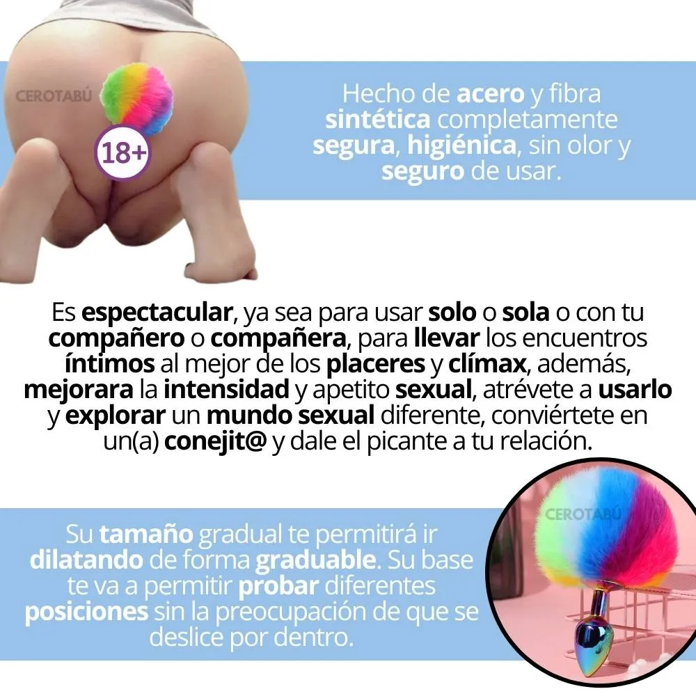 Plug Dilatador Anal Iniciador Acostumbrador Acero Tornasol