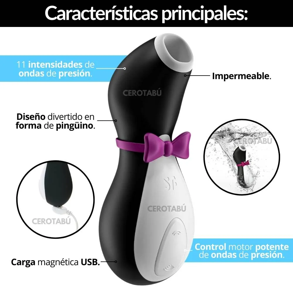 Vibrador Succionador De Clitoris Satisfyer Recargable 