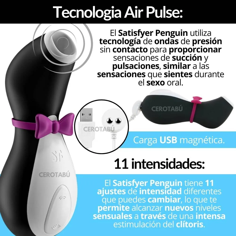 Vibrador Succionador De Clitoris Satisfyer Recargable 