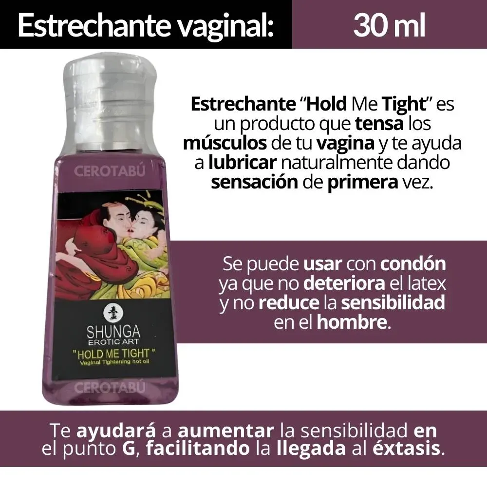 Lubricante Anal 30ml + Estrechante Vaginal 30 Ml