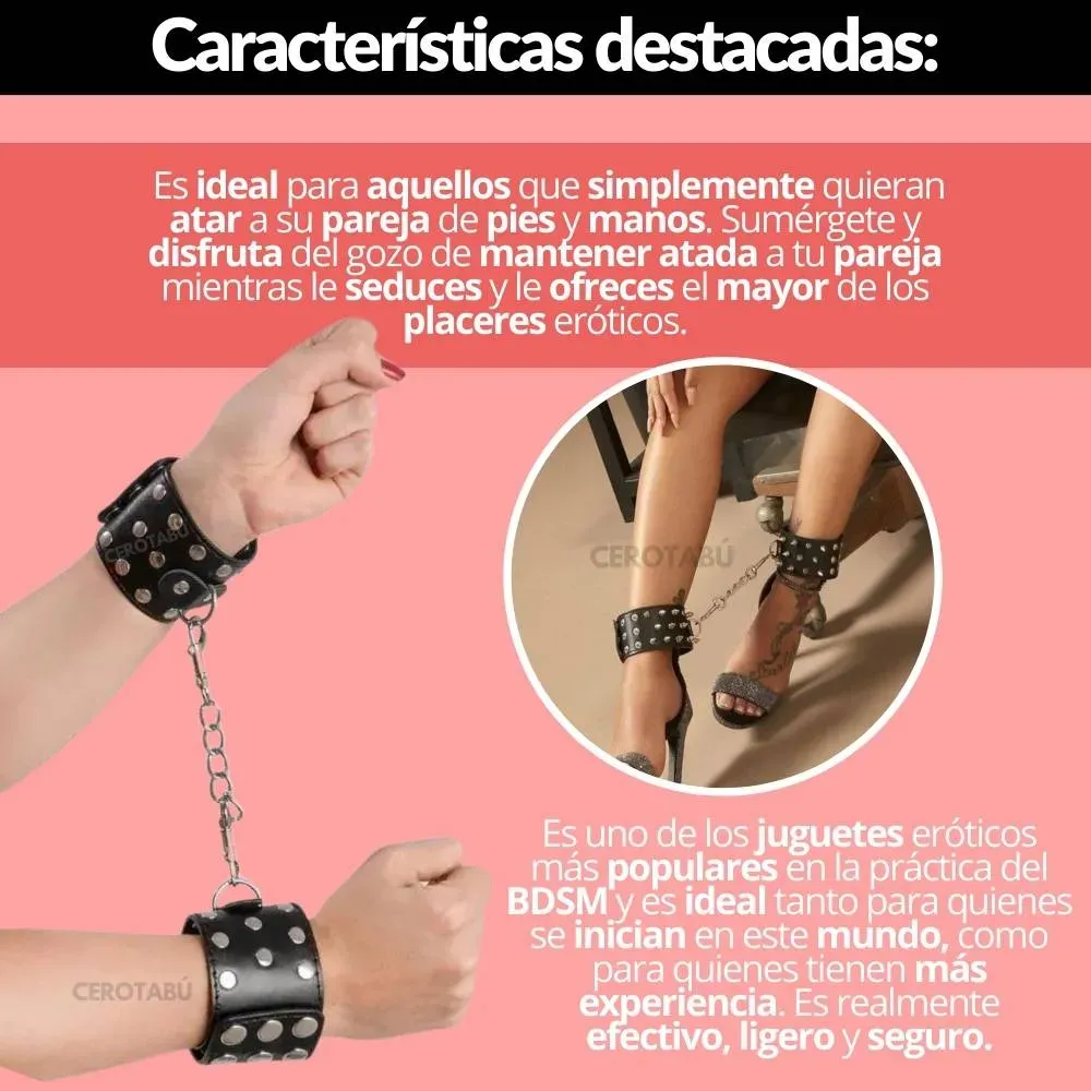 Kit Juguetes Sex Masajeador De Clítoris + Tapa Ojos + Esposas BDSM