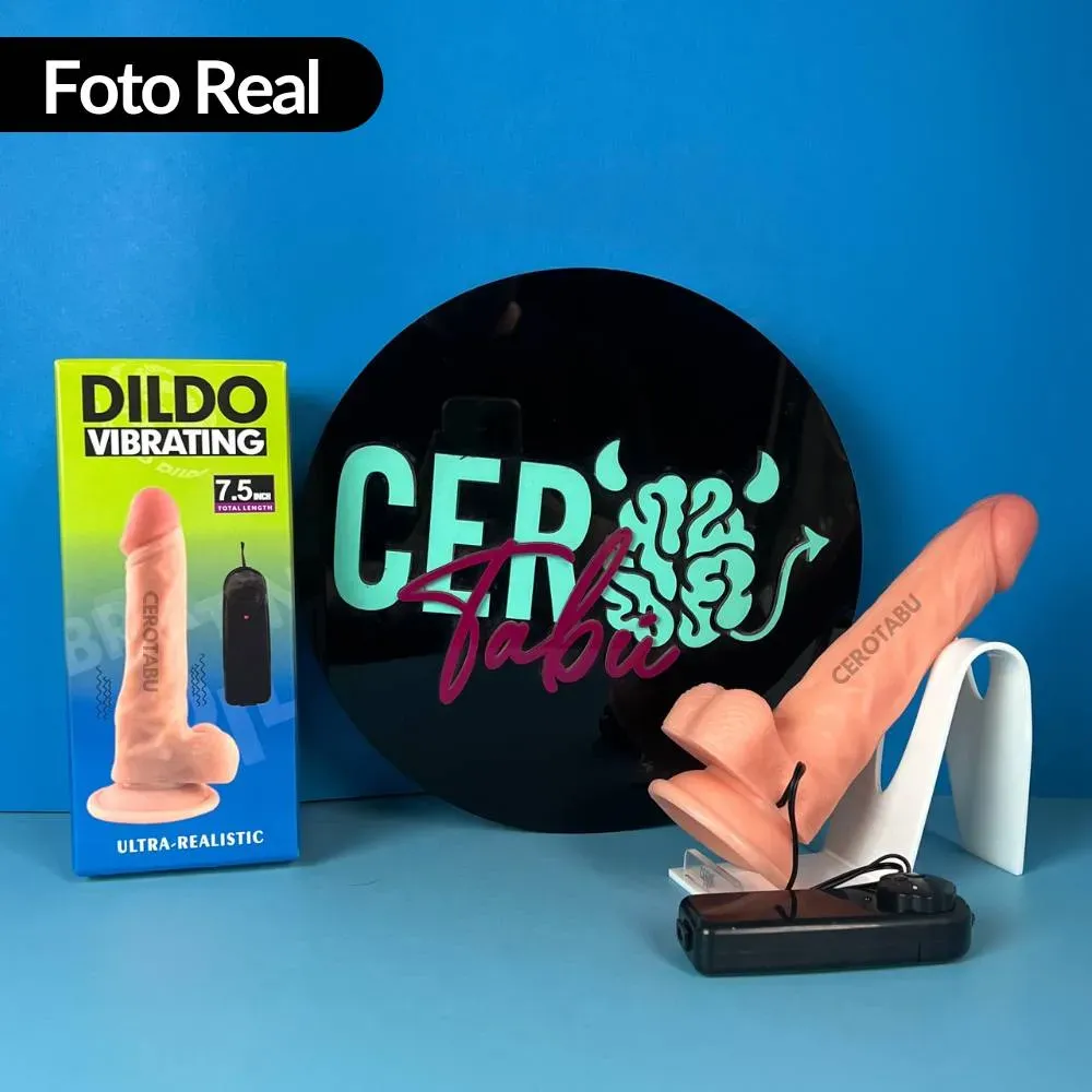 Dildo Vibrador Consolador Textura Realista Juguete Sexual