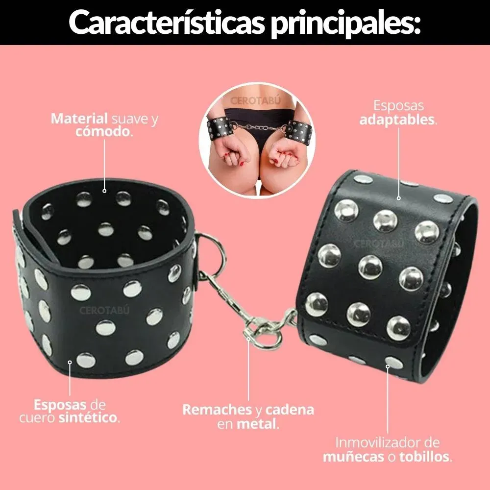 Kit Juguetes Sex Masajeador De Clítoris + Tapa Ojos + Esposas BDSM