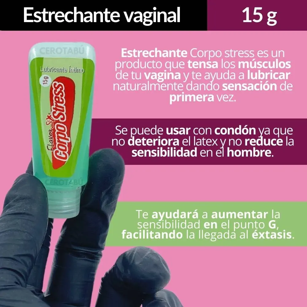 Lubricante Neutro + Lubricante Anal + Estrechante Vaginal