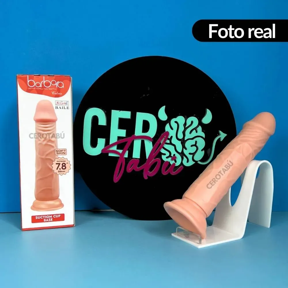 Dildo Consolador Pene Realista Premium Piel Ultra Suave 20 cm