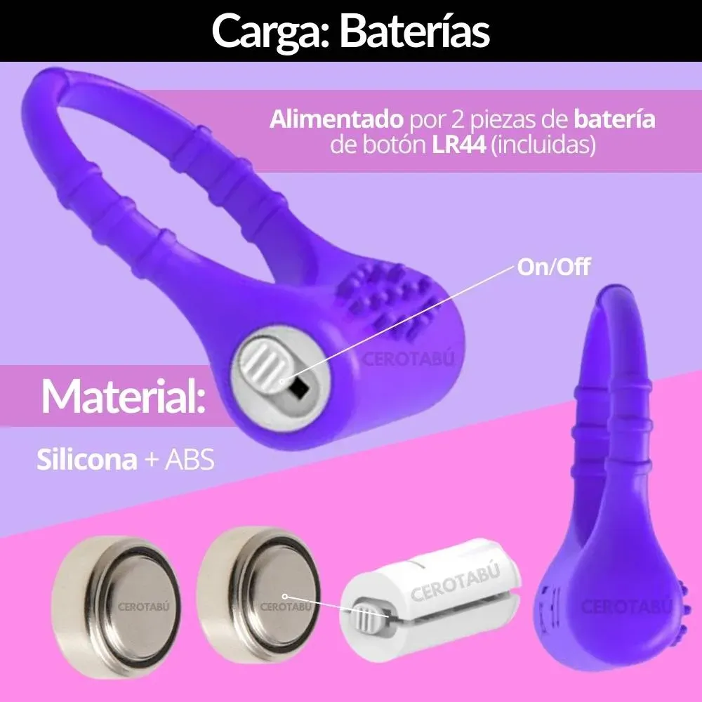 Anillo Vibrador Retardante Gama Alta + Potenciador Masculino