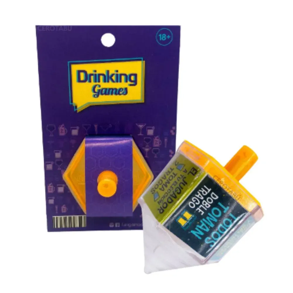 Juego De Mesa Pirinola Drinking Trompo Para Tomar Licor 