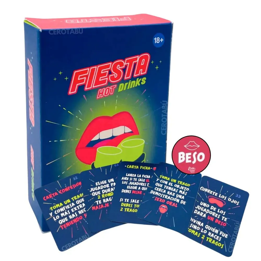 Juego De Mesa Erótico Cartas Para Adultos Fiesta Hot Drink 