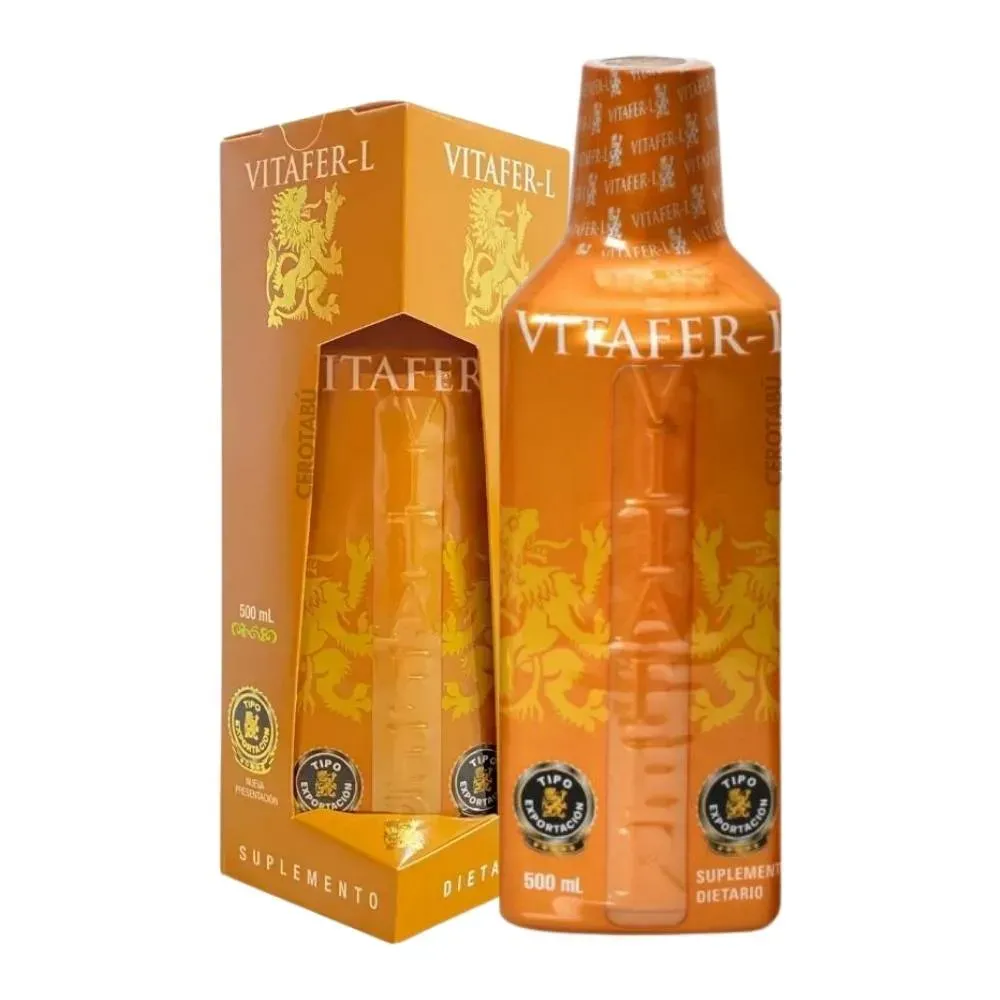 Potenciador Energizante Natural Unisex Vitafer Jarabe 500 ml 