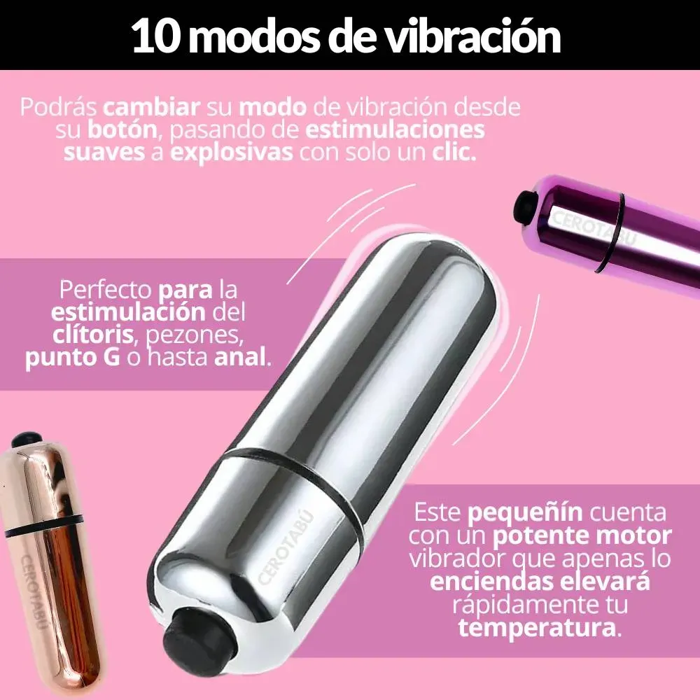 Funda Pene Vibrador, Bala Vibradora, Lubricante Neutro, Potenciador 