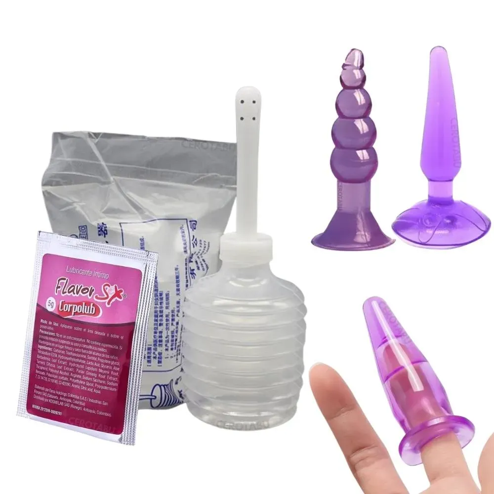 Kit Anal Principiantes 5 Piezas Sexshop Juguete Sexual