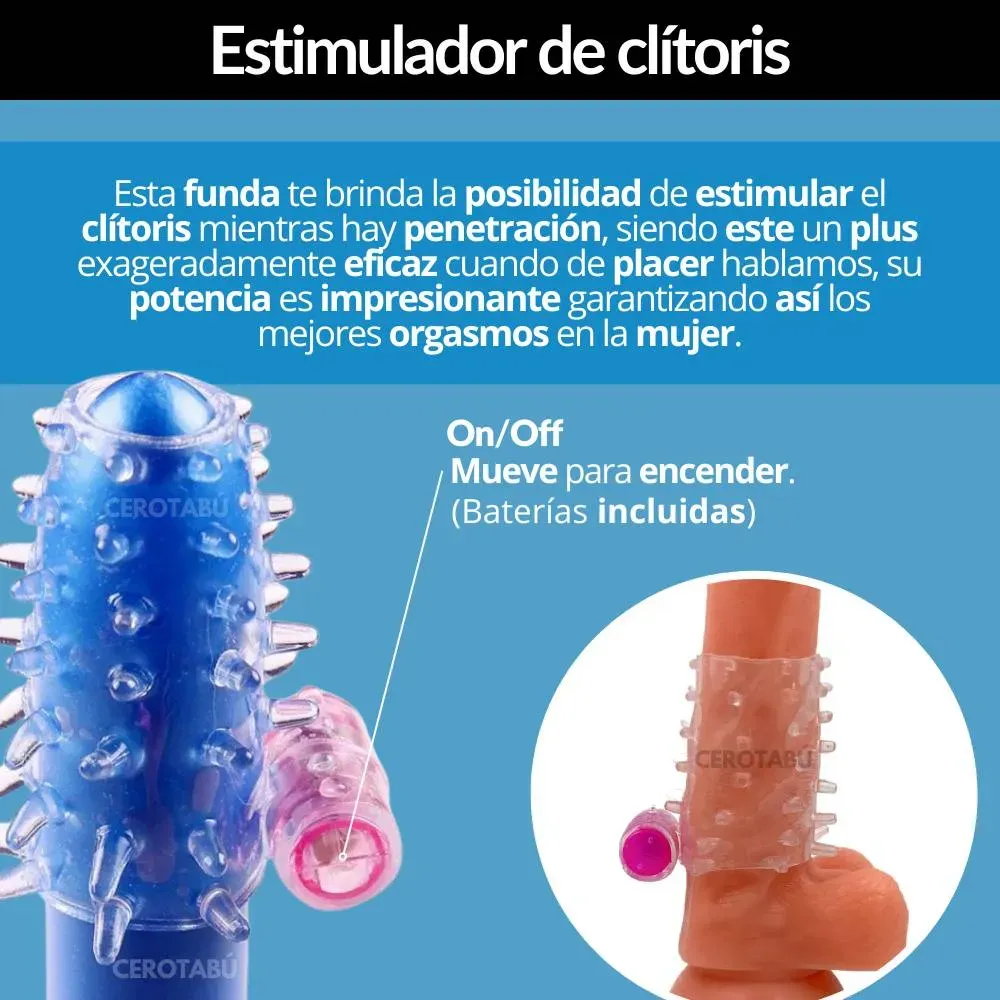 Kit Vibrador Bala + Funda Pene + Multiorgamos + Retardante