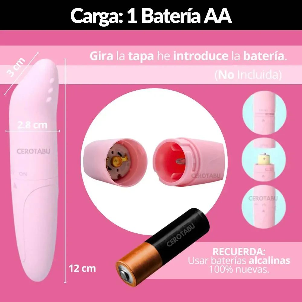 Bala Vibradora Vibrador Consolador + Lubricante Neutro 30 Ml