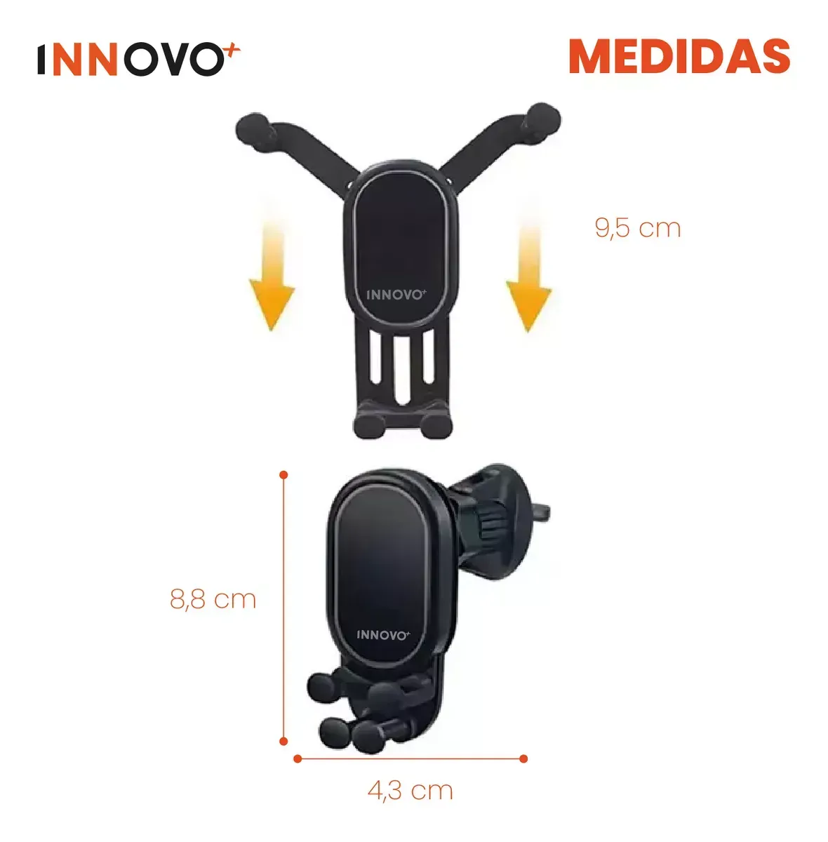 Holder Para Carro Soporte 360 Para Celular Innovo Play