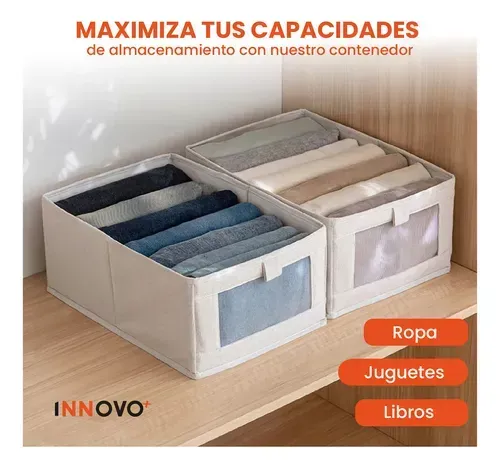 Organizador De Ropa Jeans Organiza Closet Elegante Innovo