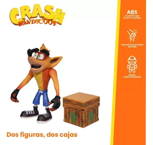 Juguete Muñeco De Coleccion Crash Bandicoot Figura