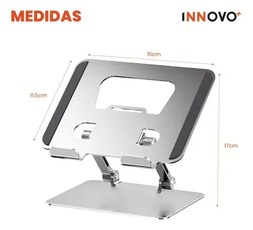 Base Soporte Tablet Celular Aluminio Ajustable Innovo