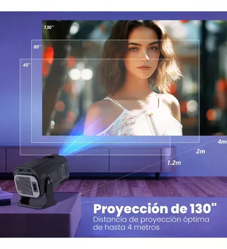 Mini Proyector Hy320 Mini Pro 4k Wifi Bluetooth Android 11