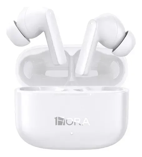 Audífonos In-ear Inalámbricos Bluetooth 1hora Aut206 Color Blanco