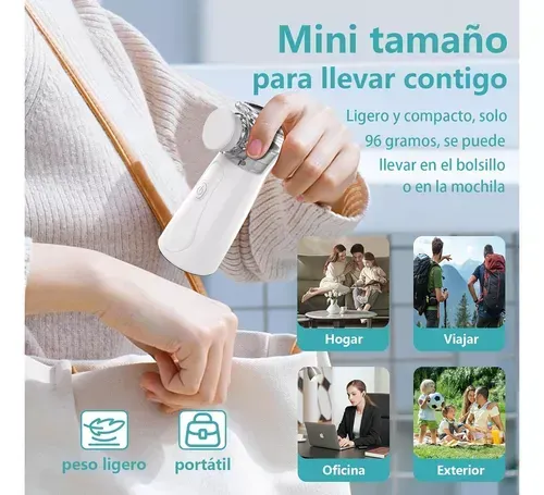 Nebulizador Portable Niños Adultos Doble Boquilla Nebulizer