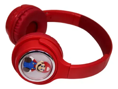 Audífonos Diadema Bluetooth Para Niños Super Mario Bross