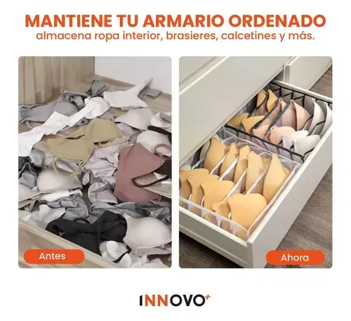 Set De 3 Organizadores De Ropa Organiza Closet Innovo Home