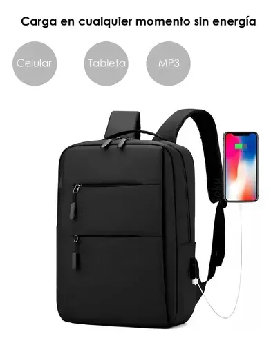 Maleta Morral Para Pc 4 Compartimientos Puerto Usb