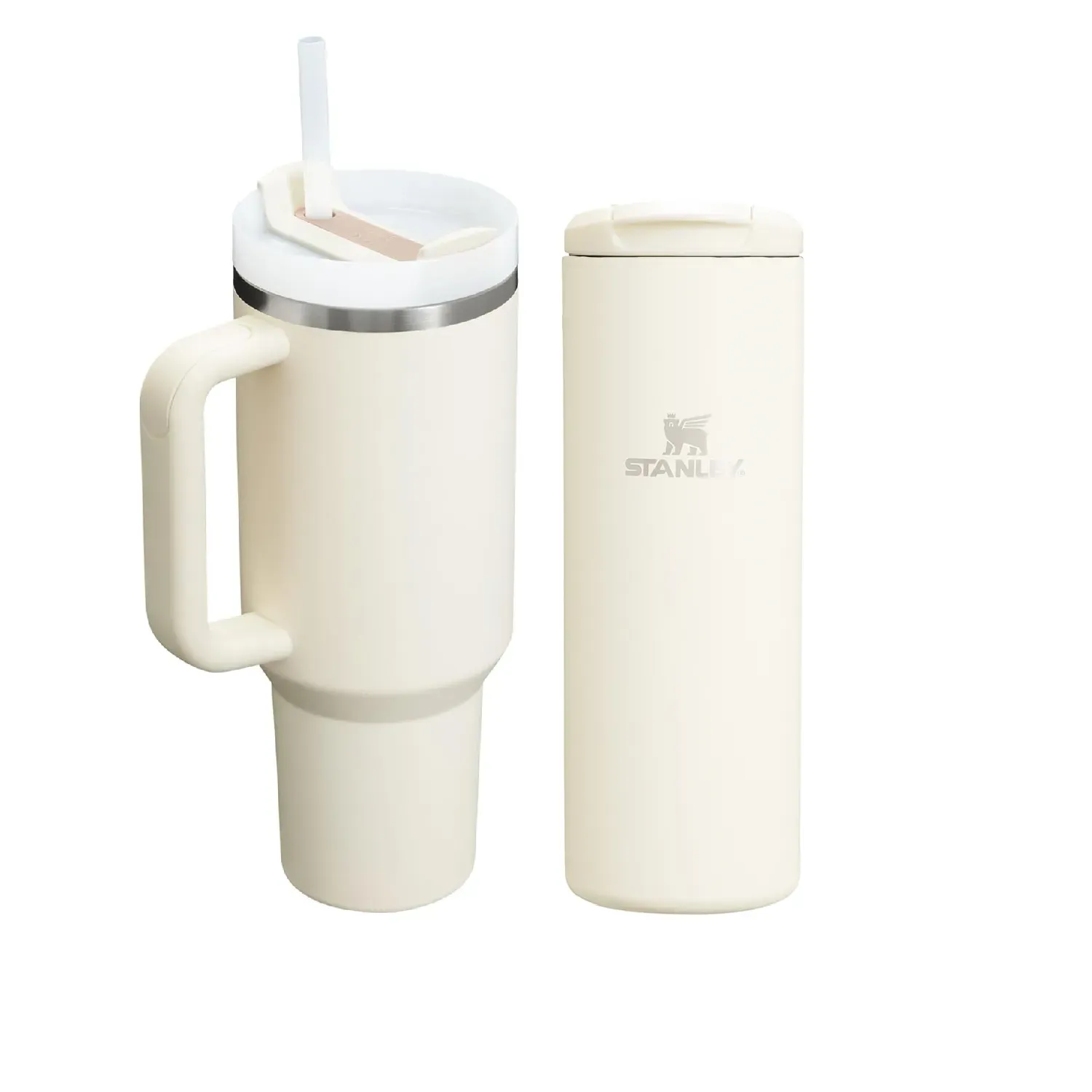 Termo Stanley Vaso Beige 40Oz  Duo Para Bebidas Frías Y Calientes