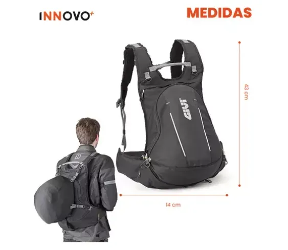 Maleta Bolso Deportivo Para Motociclista Giv Porta Casco