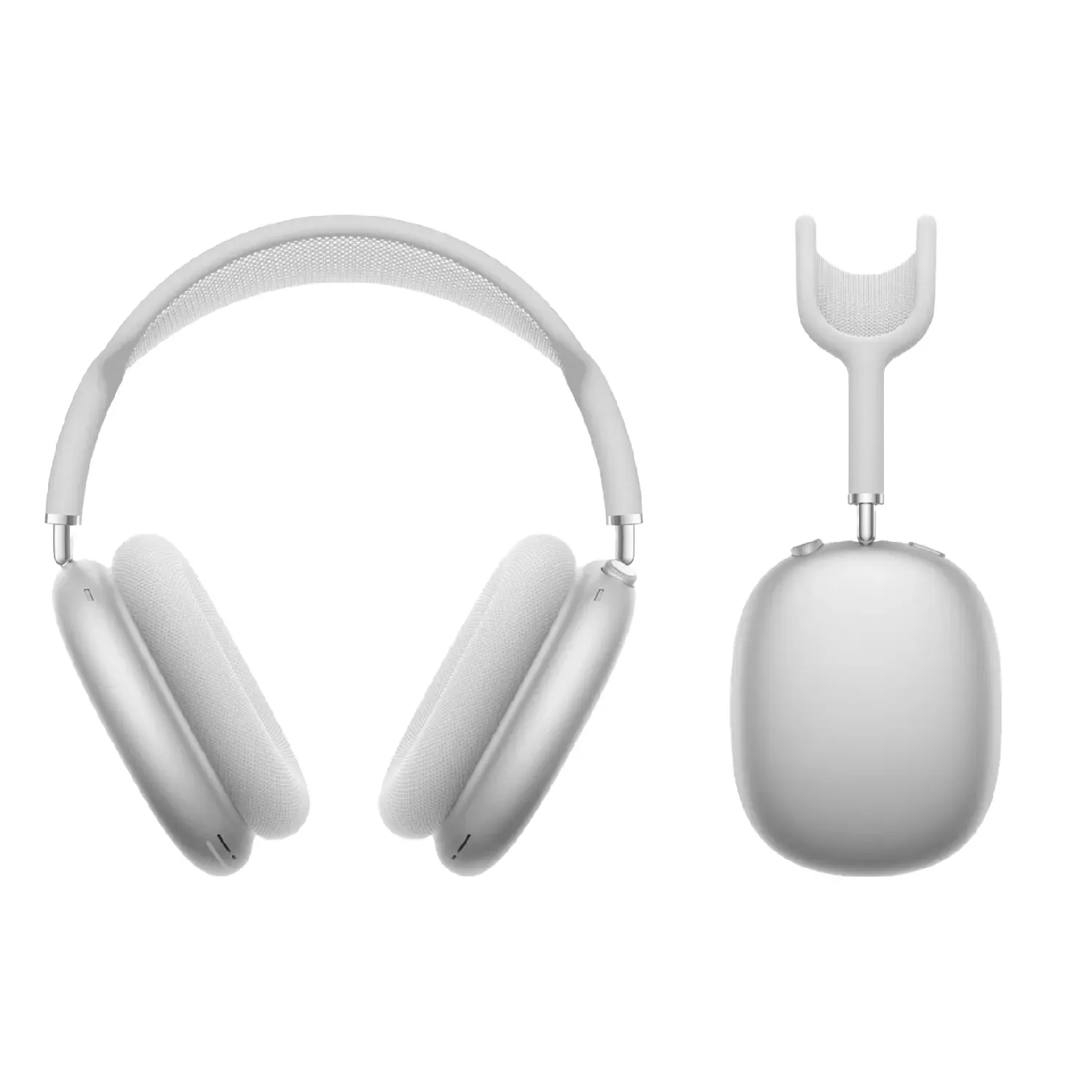 	 Audífonos Airpods Max 1.1 Replic Magnetica Full Sonido Bluetooth Estuche Blanco