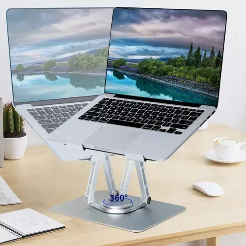 Base Soporte Laptop Ergonómico Giro 360 Ajustable Innovo