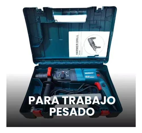 Roto Martillo Hammer Doble Mandril Percutor Taladro Con Estuche Trabajo Pesado 900w