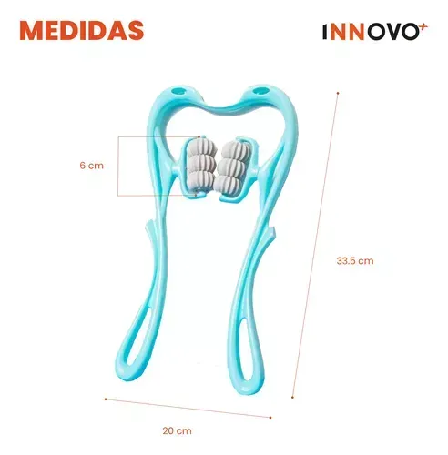 Masajeador Manual De Cuello Relajante Alivia Dolor Cansancio