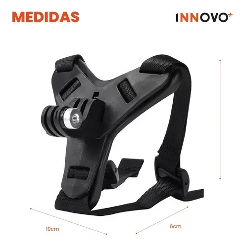 Soporte De Casco Para Celular Gopro Camaras Accion Innovo