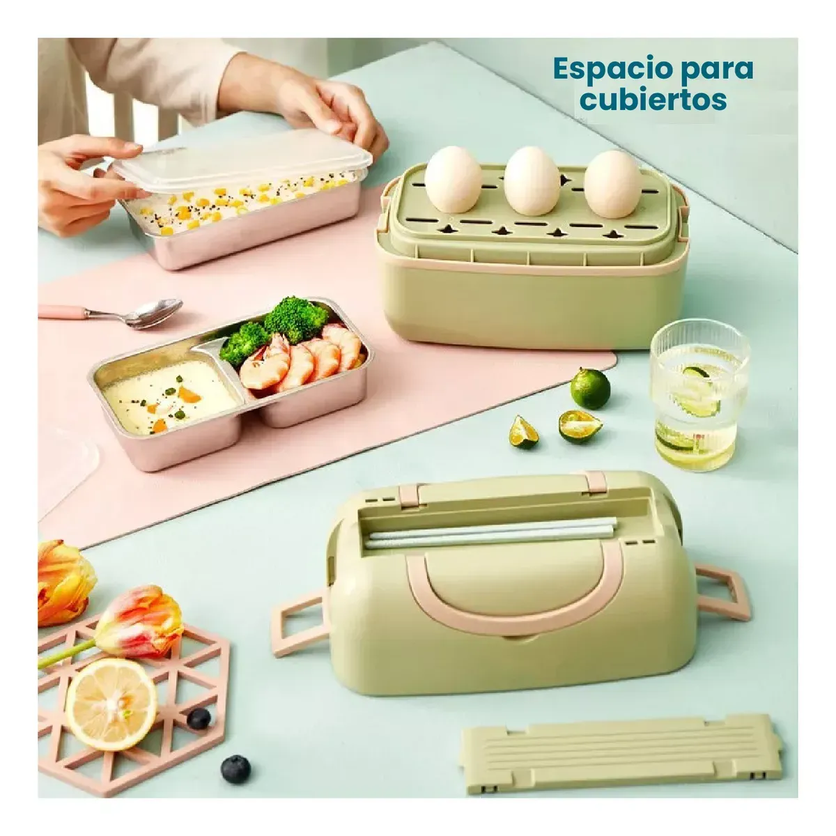 Lonchera Eléctrica Premium Cocina Alimento Portátil Innovo