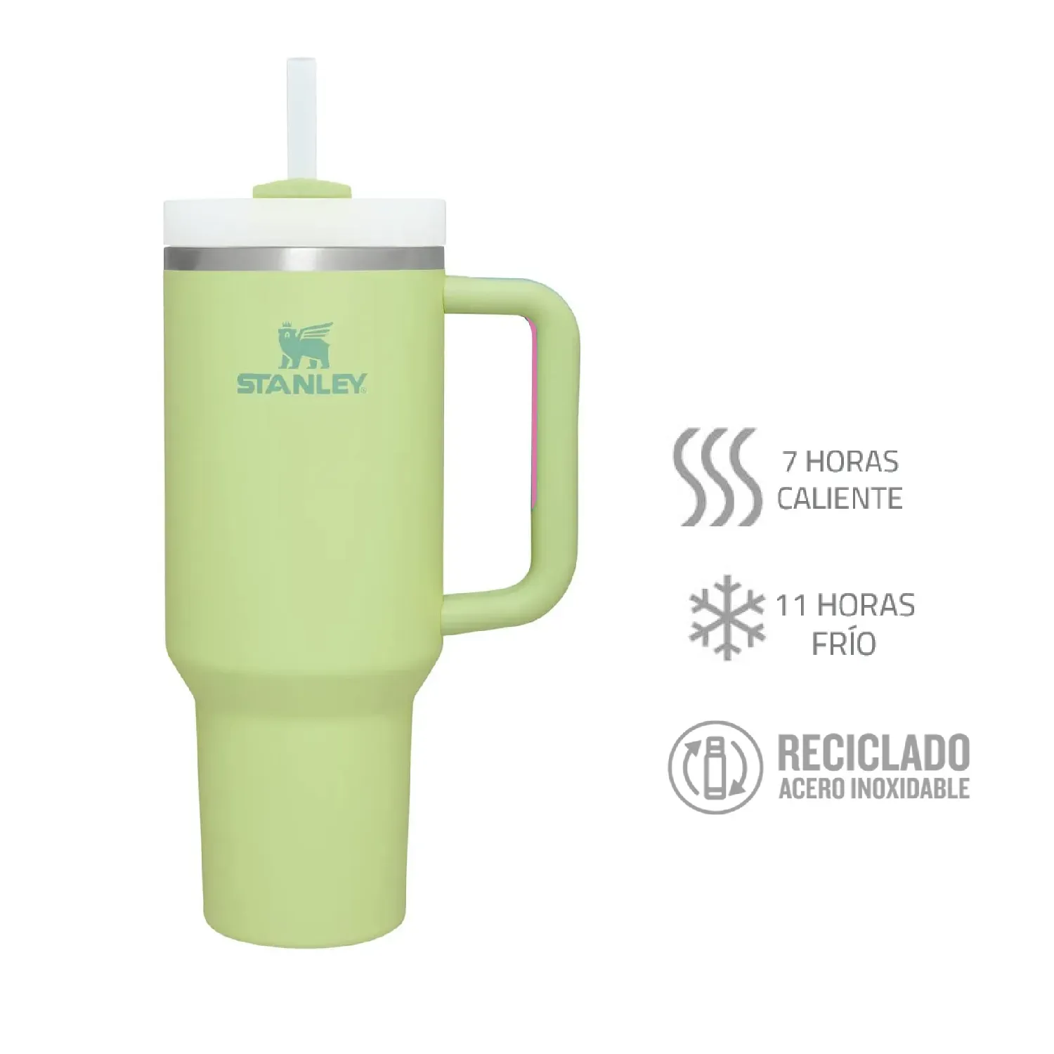 Termo Stanley Vaso Verde 40Oz Duo Para Bebidas Frías Y Calientes