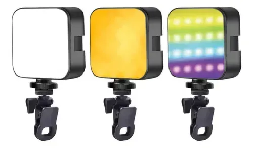 Luz Led Celular Cámara Video Rgb Portable Spot Recargable